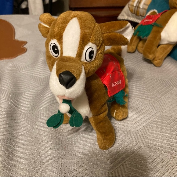 Set of 3 reindeer beanies (not TY) - Picture 4 of 7